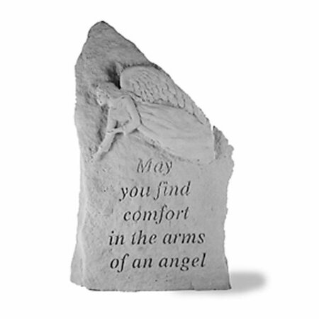 NEW COURTYARD May You Find Comfort With - Angel Memorial - White - 14.75 Inches x 8.5 Inches NE3542597